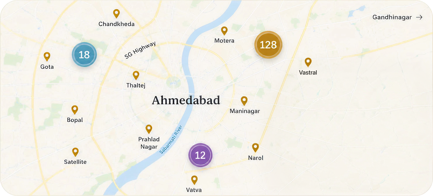 Ahmedabad map